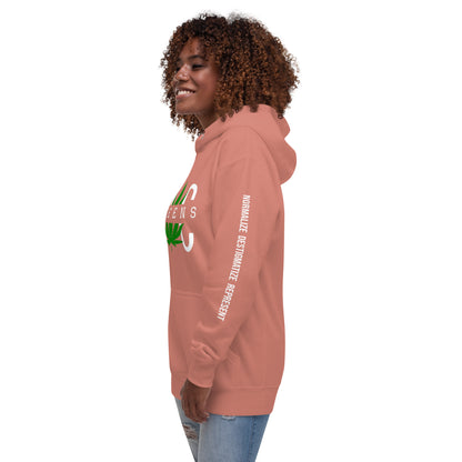 Queens NYC Leaf Print Unisex Hoodie