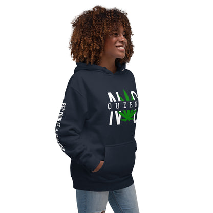 Queens NYC Leaf Print Unisex Hoodie